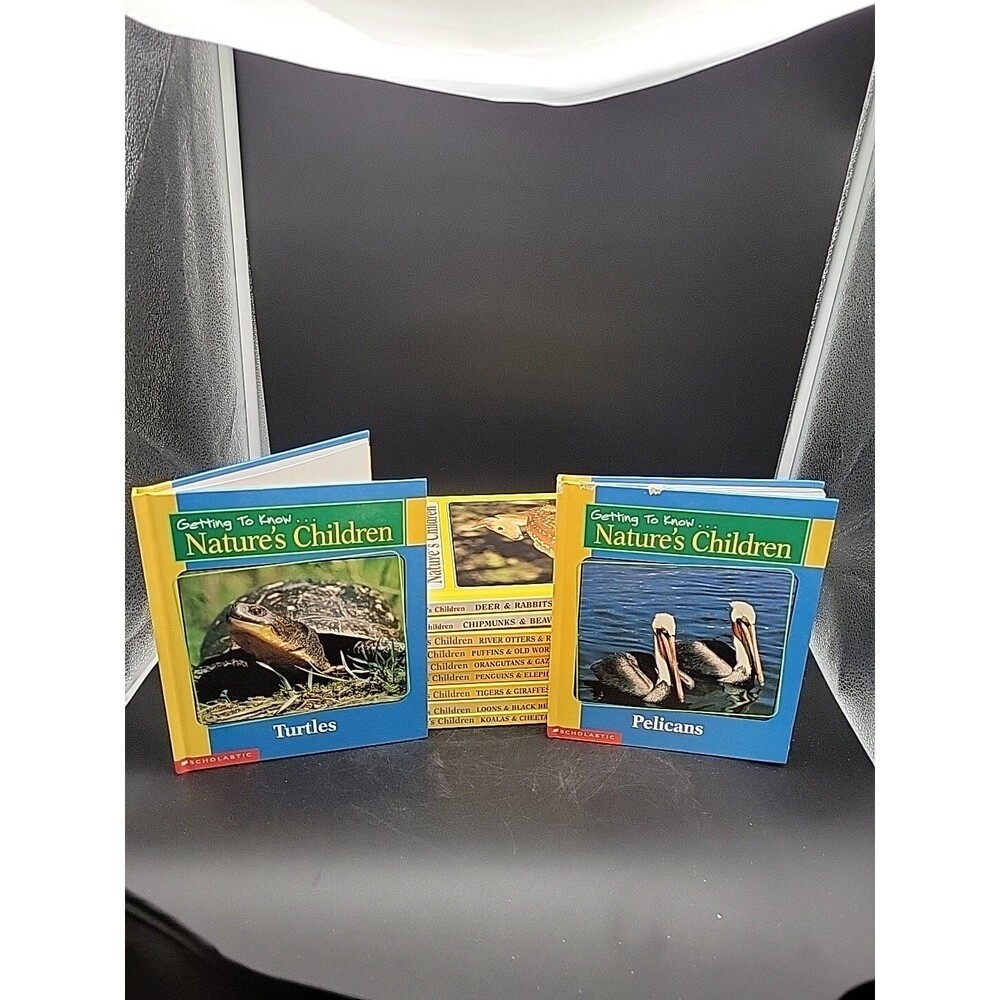 Lot of 11 Getting to Know Nature's Children Hardcovers - 2 sided books - Animals